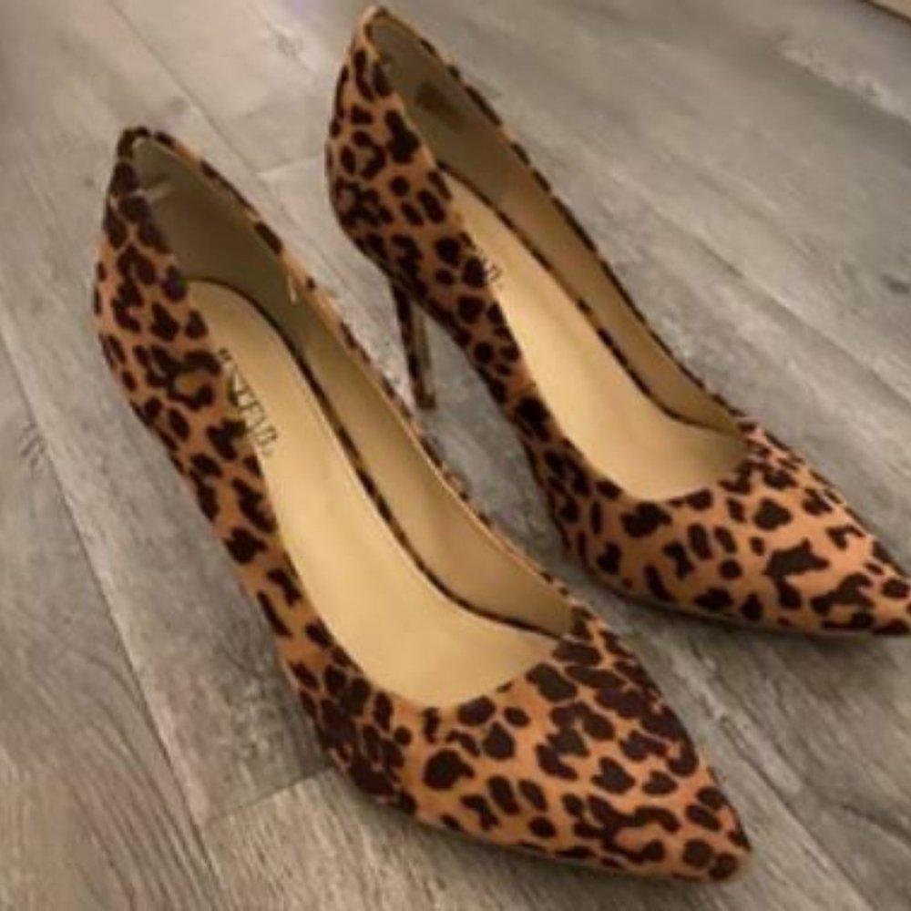 Cheetah print heels